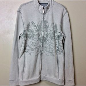 MICHAEL GERALD VINTAGE FULL ZIP HOODIE.